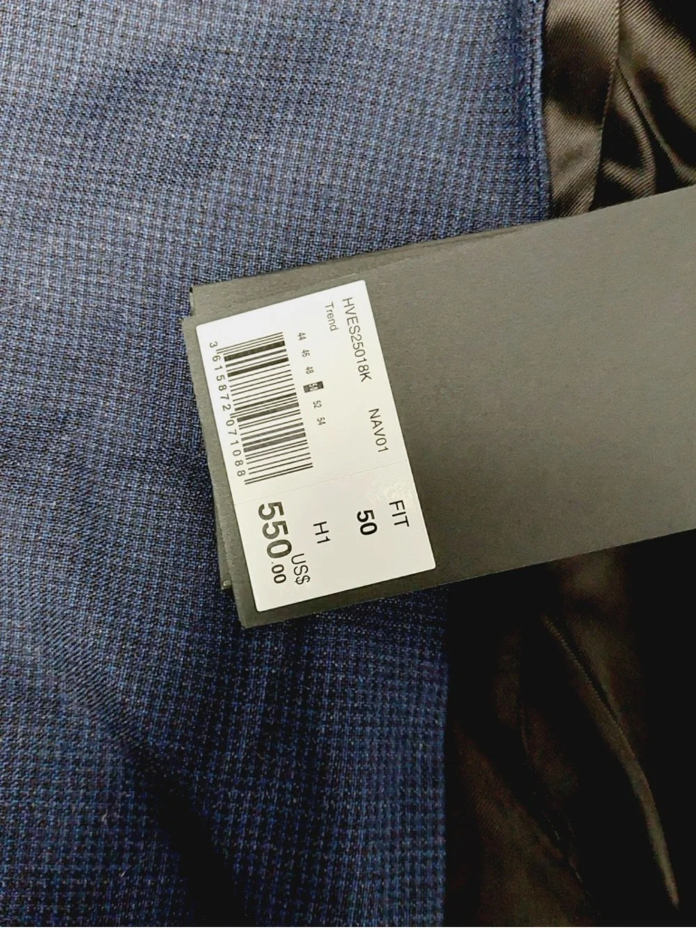 NWT The Kooples Blazer Mens 50 Blue Wool Two Button Tailored Business P5227